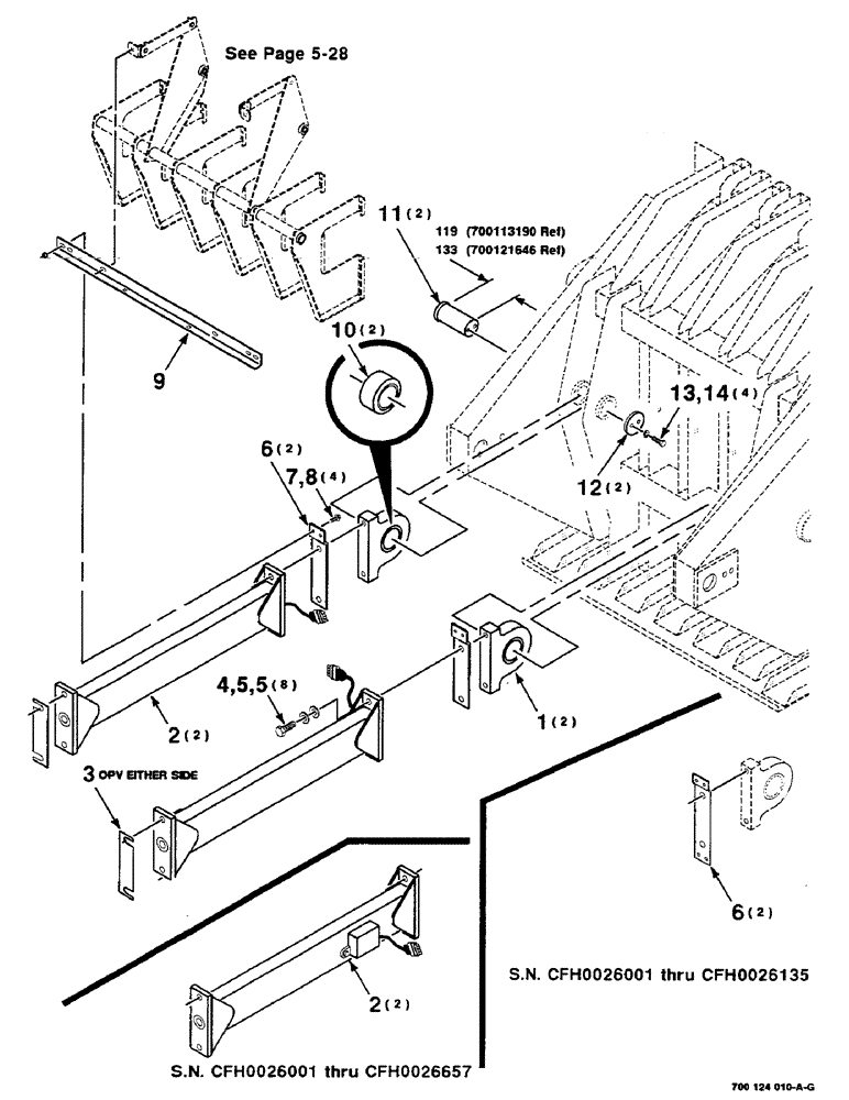 Схема запчастей Case IH 8580 - (05-24) - PLUNGER CONNECTING ROD ASSEMBLY (13) - FEEDER