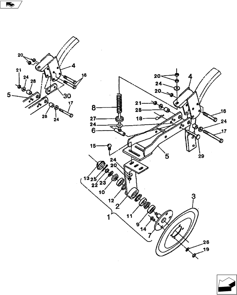 Схема запчастей Case IH 3100 - (75.200.04) - UNI-SEALER (75) - SOIL PREPARATION