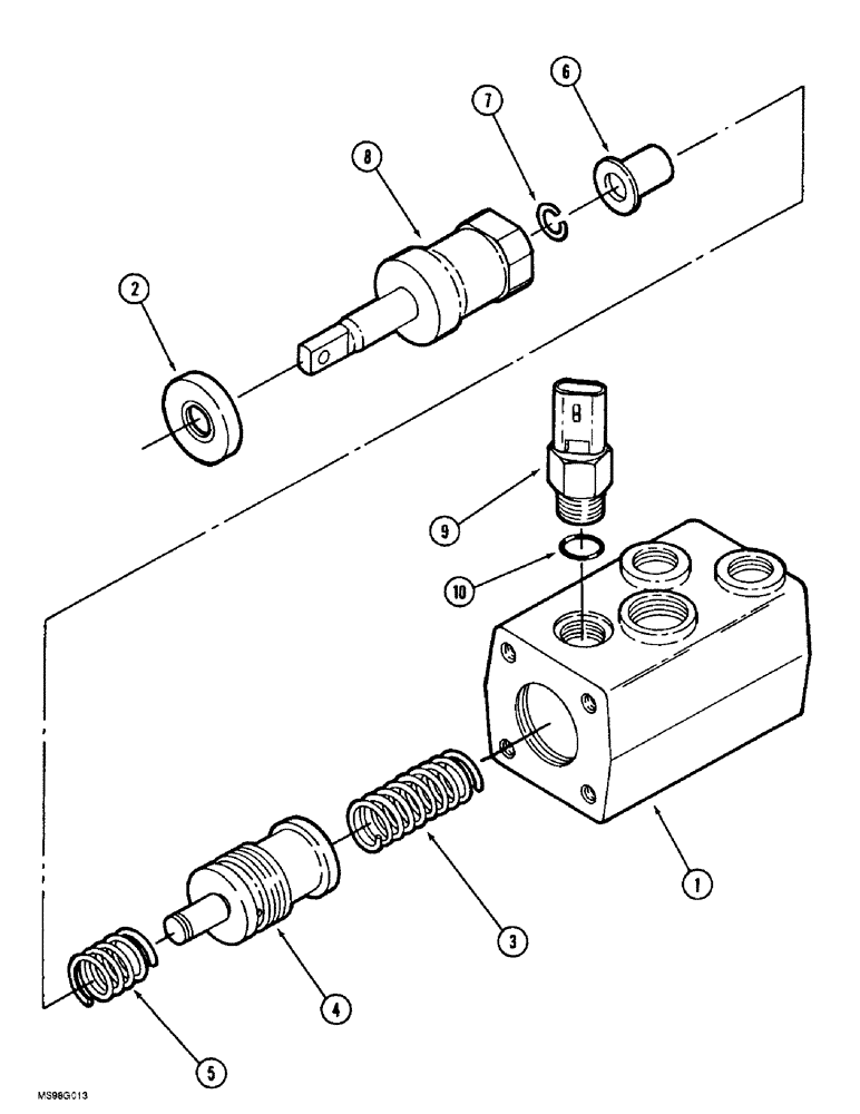 Схема запчастей Case IH 9370 QUADTRAC - (7-006) - BRAKE VALVE ASSEMBLY, P.I.N. JEE0074221 AND AFTER (07) - BRAKES