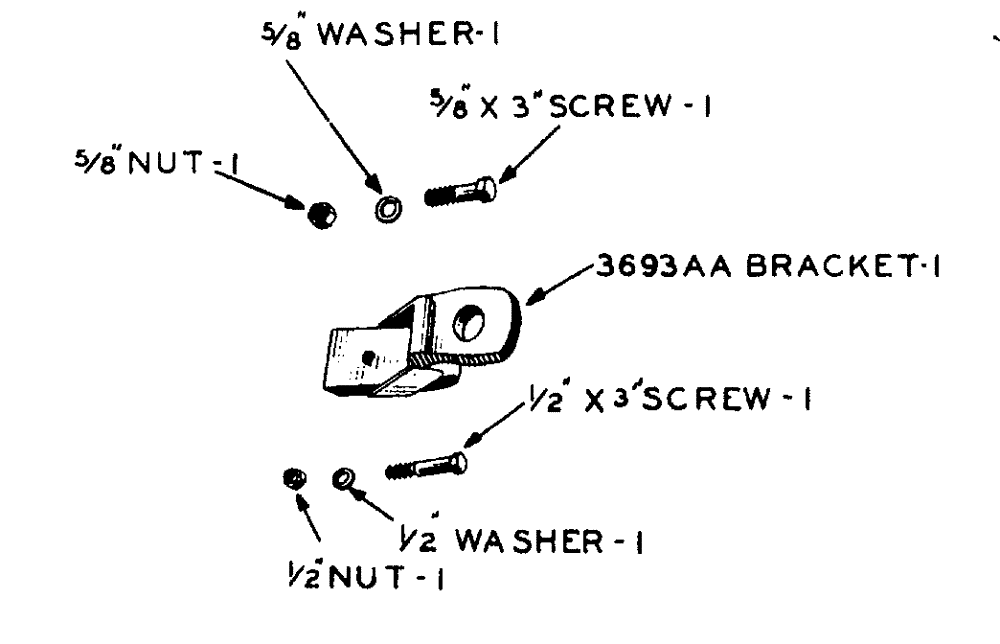 Схема запчастей Case IH LA-SERIES - (105) - RAISED HITCH FOR 2408AA DRAW BAR (09) - CHASSIS