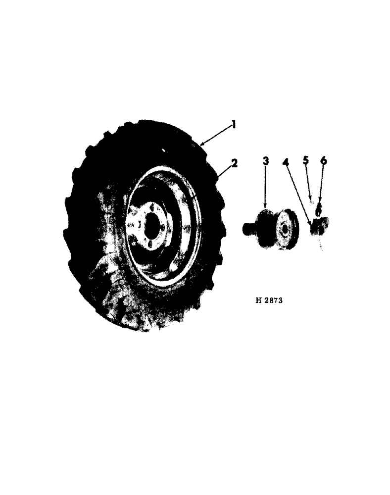 Схема запчастей Case IH 7 - (05-07[A]) - PNEUMATIC MAIN WHEELS 