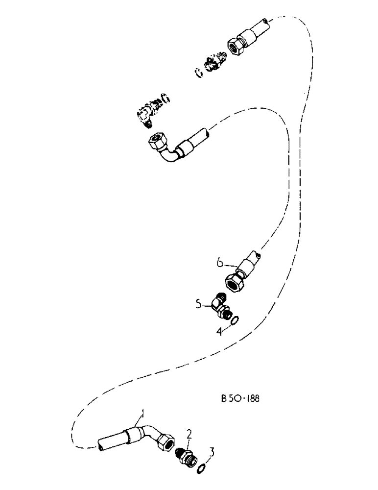 Схема запчастей Case IH 484 - (10-23) - HYDRAULICS, AUXILIARY POWER SOURCE (07) - HYDRAULICS