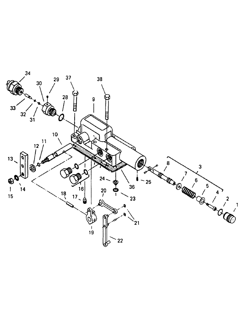 Схема запчастей Case IH 7700 - (B04-02) - TRANSMISSION CONTROL Hydraulic Components & Circuits