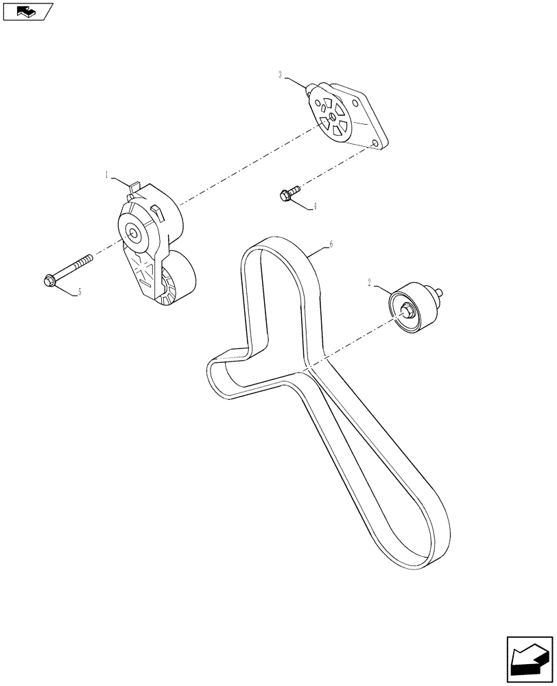 Схема запчастей Case IH P240 - (10.402.03) - WATER PUMP - CONTROL (504069992) (Jun 7 2011 1:38PM) (10) - ENGINE