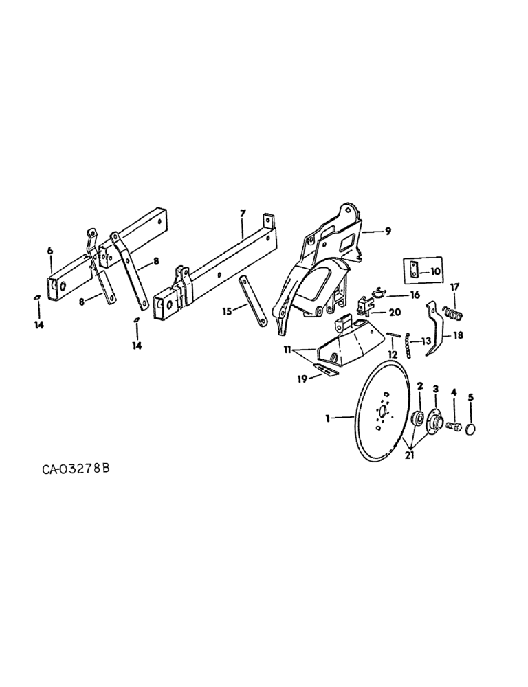 Схема запчастей Case IH 400 - (A-052) - DOUBLE DISK OPENER AND SCRAPER, STAGGERED, QUANTITIES SHOWN ARE PER ROW 