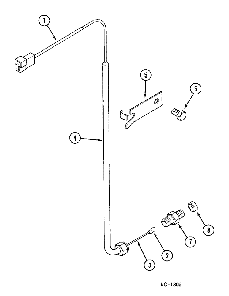 Схема запчастей Case IH 685 - (4-234) - ELECTRICAL CONTROL - 4 WHEEL DRIVE, 685 : 18001-, 885 : 18001- (04) - ELECTRICAL SYSTEMS