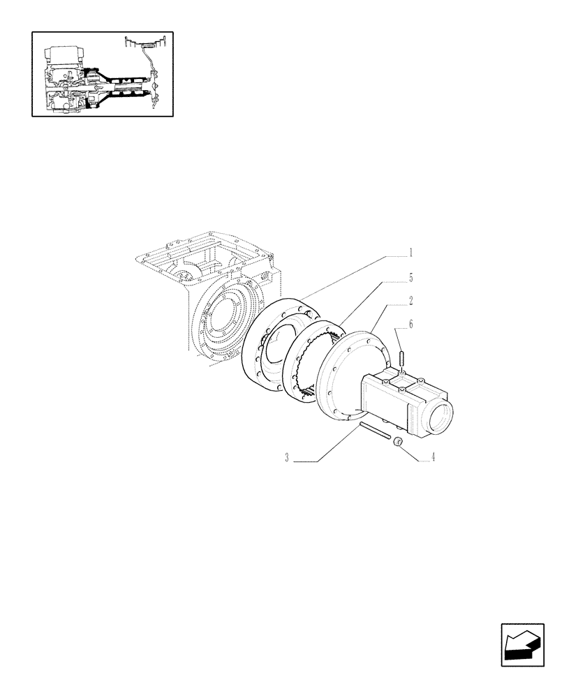 Схема запчастей Case IH MXU100 - (1.48.0[01]) - SIDE REDUCTION UNIT (FINAL DRIVE) HOUSING AND COVERS (05) - REAR AXLE