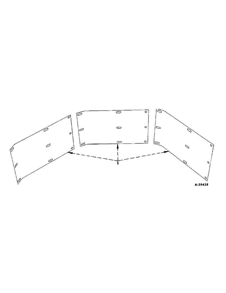 Схема запчастей Case IH 2CK-FTC26 - (B-22) - REAR GRILLE COVER ATTACHMENT (SPECIAL) 