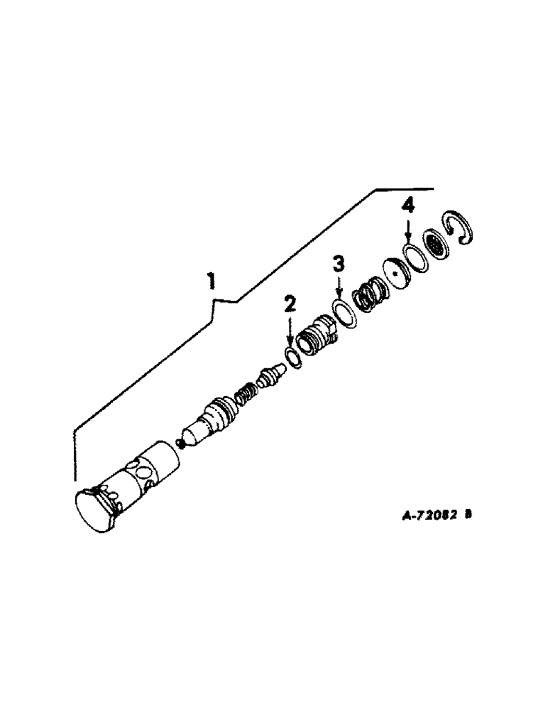 Схема запчастей Case IH 606 - (152) - HYDRAULIC SYSTEM, PILOT RELIEF VALVE (07) - HYDRAULIC SYSTEM