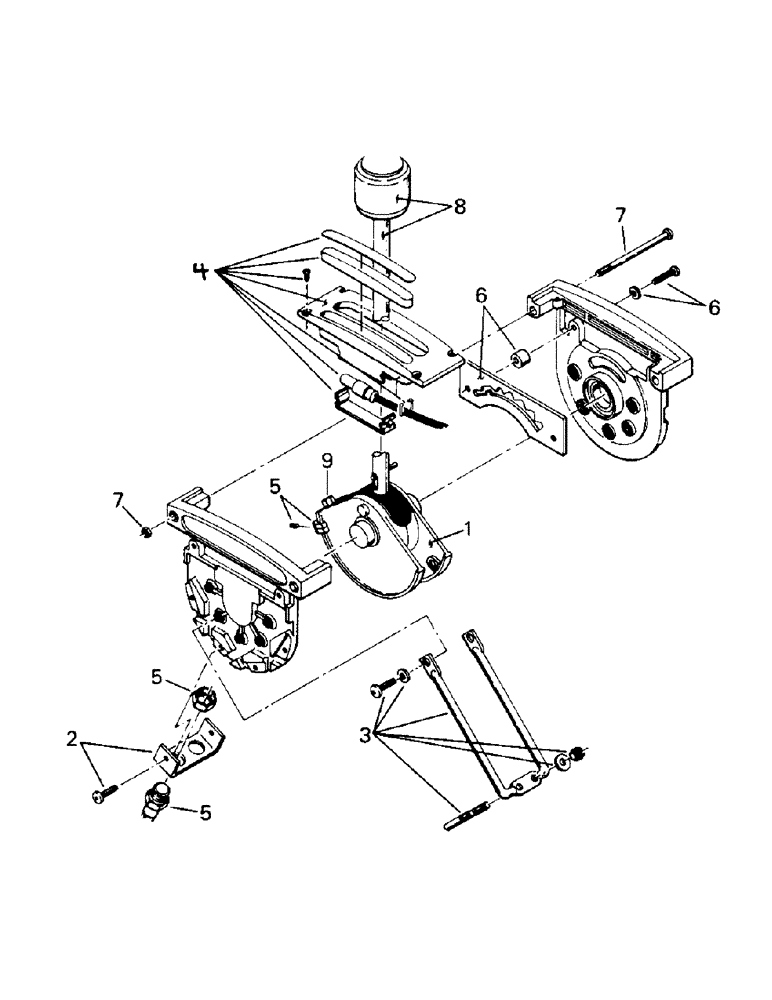 Схема запчастей Case IH PTA270 - (01-44A) - TRANSMISSION CONTROLS, PTA 251, 270, 280, 310 & 325, JUNE 82 (10) - CAB