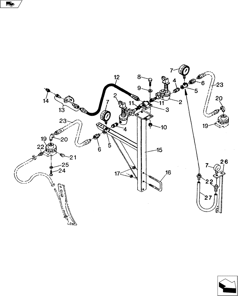 Схема запчастей Case IH 3200 - (75.200.12) - DOUBLE CONTINENTAL BUNDLE (75) - SOIL PREPARATION