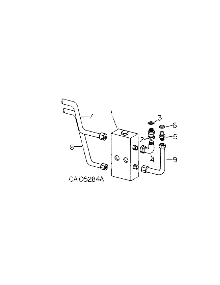 Схема запчастей Case IH 6788 - (10-40[A]) - HYDRUALICS, ALTERNATING CHECK VALVE CONNECTIONS (07) - HYDRAULICS