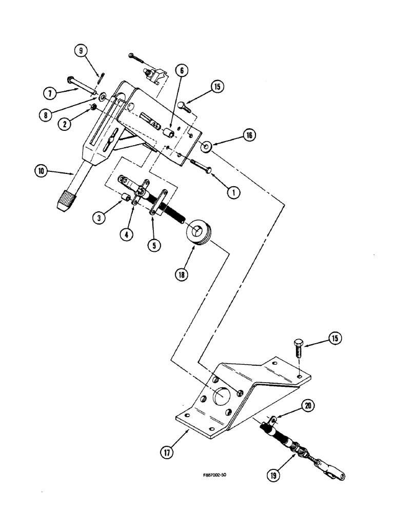 Схема запчастей Case IH 9150 - (7-04) - PARK BRAKE CONTROLS (07) - BRAKES