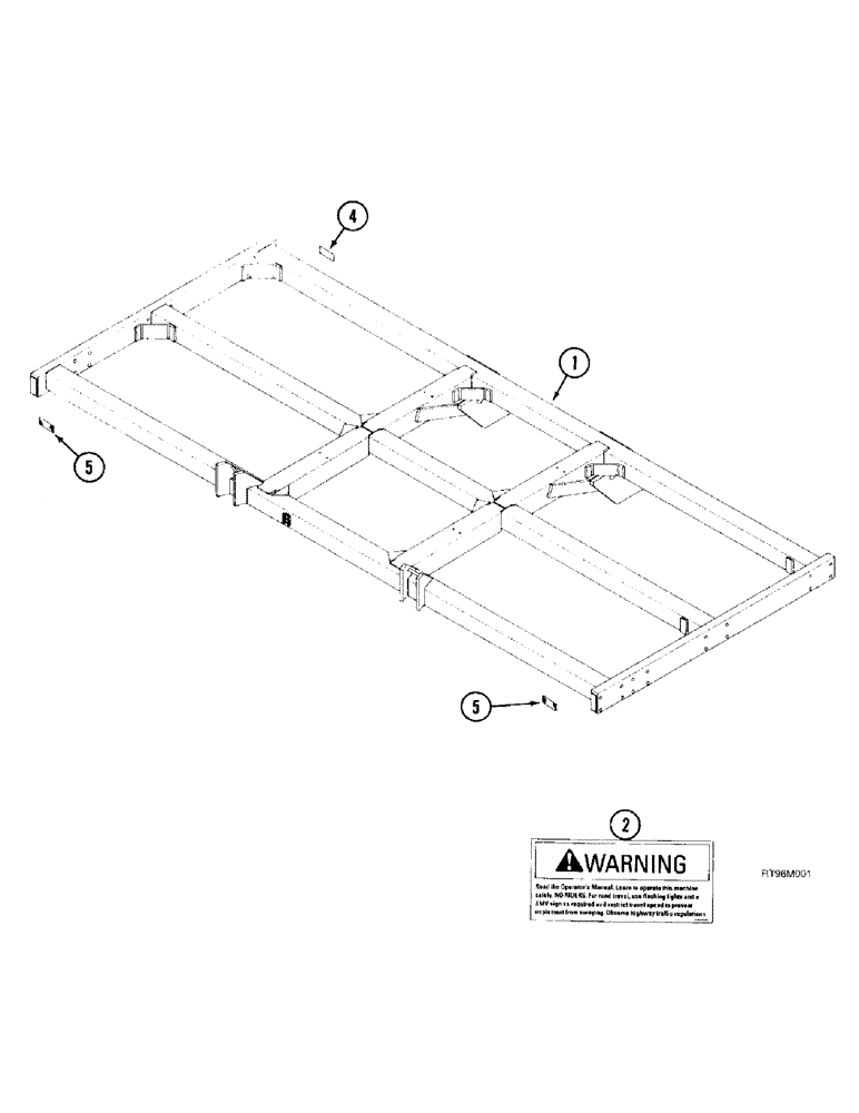 Схема запчастей Case IH 5800 - (9-02) - MAIN FRAME, DIRECT MOUNTED, 13 FOOT THROUGH 19 FOOT WIDE (09) - CHASSIS/ATTACHMENTS