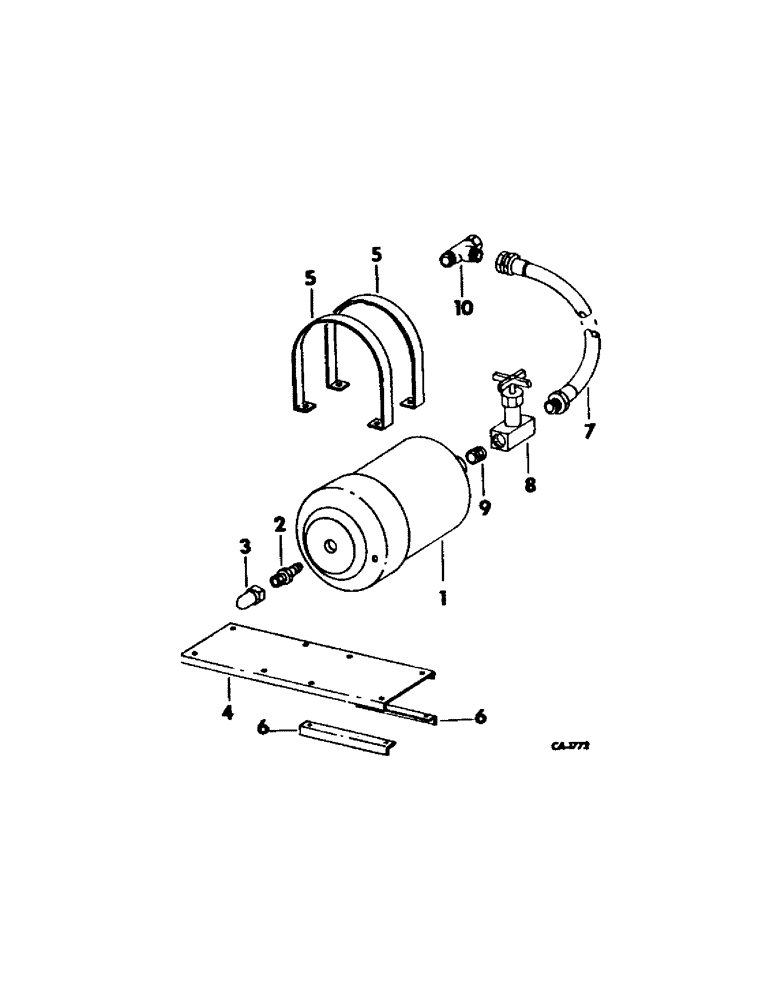 Схема запчастей Case IH 915 - (F-26) - HYDRAULICS SYSTEM, ACCUMULATOR ATTACHMENT (07) - HYDRAULIC SYSTEM