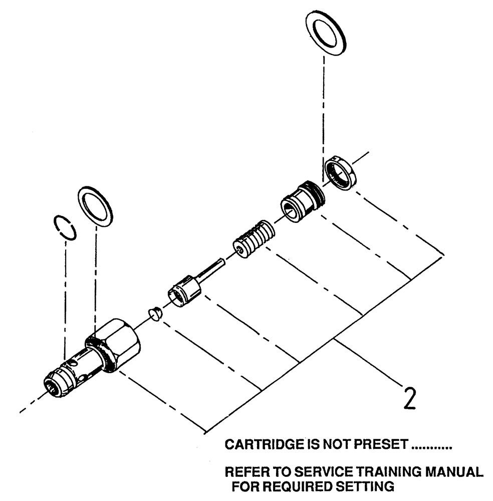Схема запчастей Case IH 7700 - (B04[42]) - HYDRAULIC IN LINE RELIEF VALVE, ROLLER CIRCUIT Hydraulic Components & Circuits