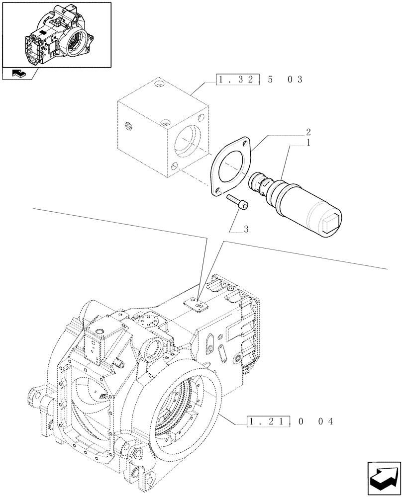 Схема запчастей Case IH PUMA 165 - (1.75.0/04) - (VAR.147-571) TRANSMISSION 19X6 FPS - SOLENOID VALVE (06) - ELECTRICAL SYSTEMS