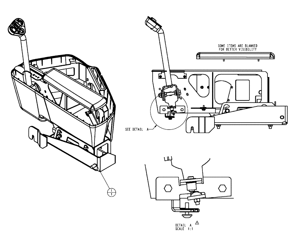 Схема запчастей Case IH FLX4510 - (01-044) - CONSOLE, RH ASSEMBLY GROUP (10) - CAB