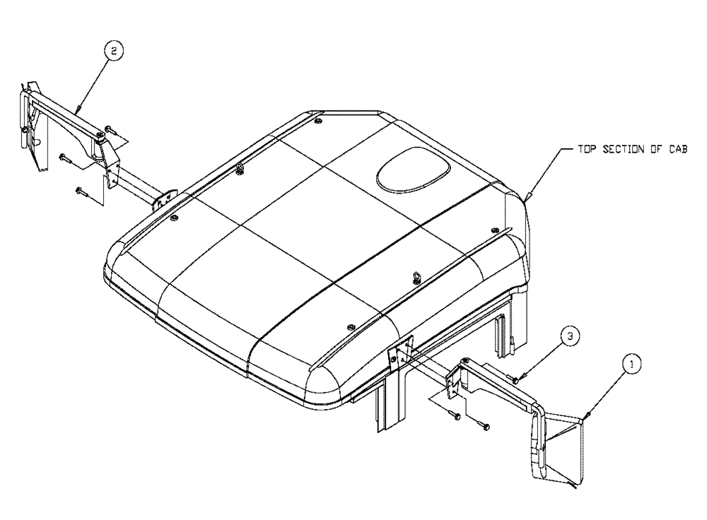 Схема запчастей Case IH FLX3300B - (04-015) - MIRROR GROUP, EXTENDABLE Frame & Suspension