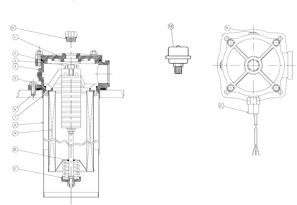 Схема запчастей Case IH FLX3300B - (06-012) - HYDRAULIC TANK FILTER (07) - HYDRAULICS