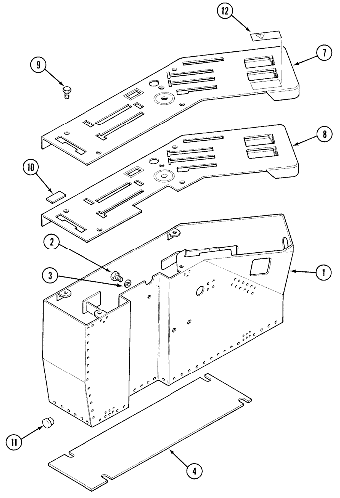 Схема запчастей Case IH 5120 - (9-064) - CONTROL CONSOLE RIGHT (09) - CHASSIS/ATTACHMENTS