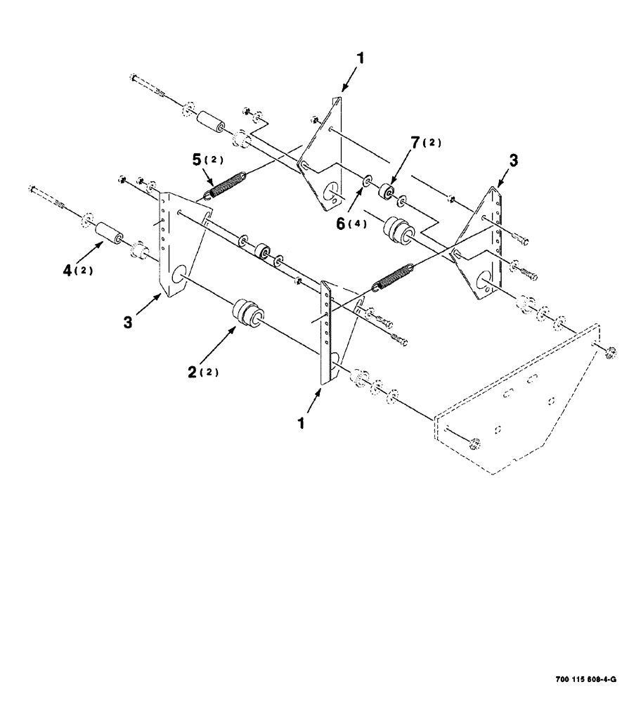 Схема запчастей Case IH 8840 - (05-022) - TRANSMISSION CONTROL ASSEMBLY (FRONT) (14) - MAIN GEARBOX & DRIVE
