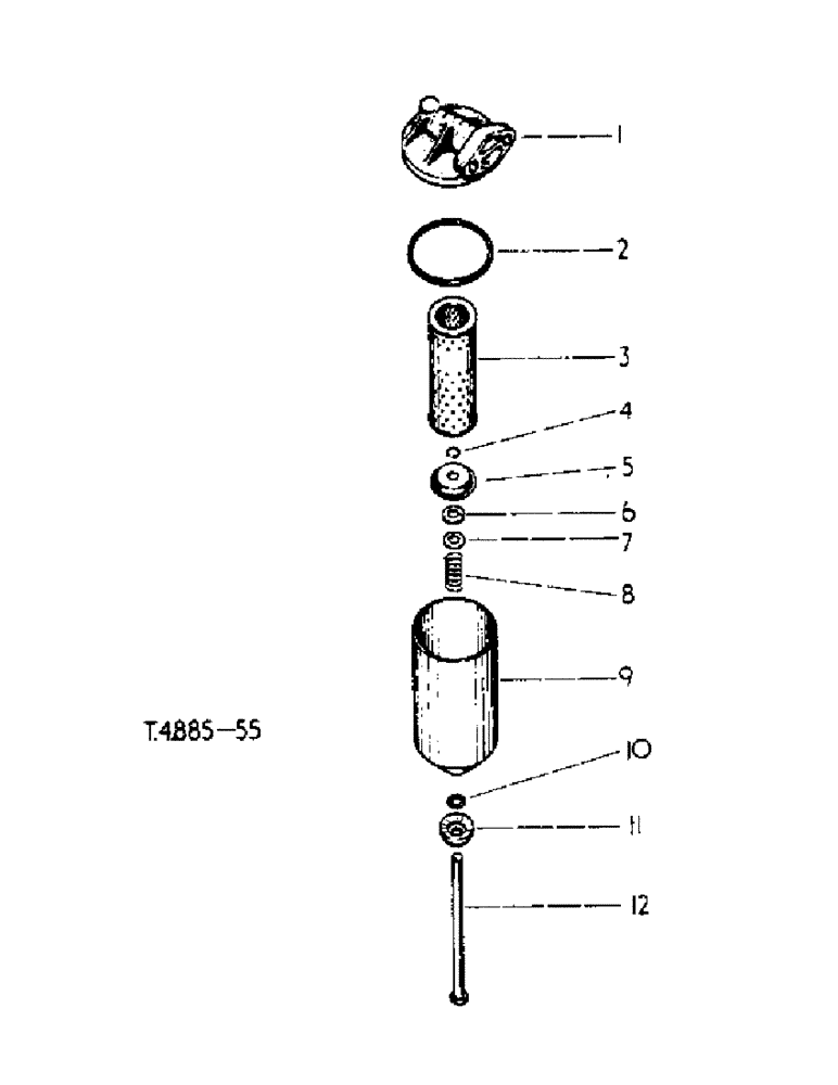 Схема запчастей Case IH 276 - (2-16) - LUBRICATING OIL FILTER (02) - ENGINE