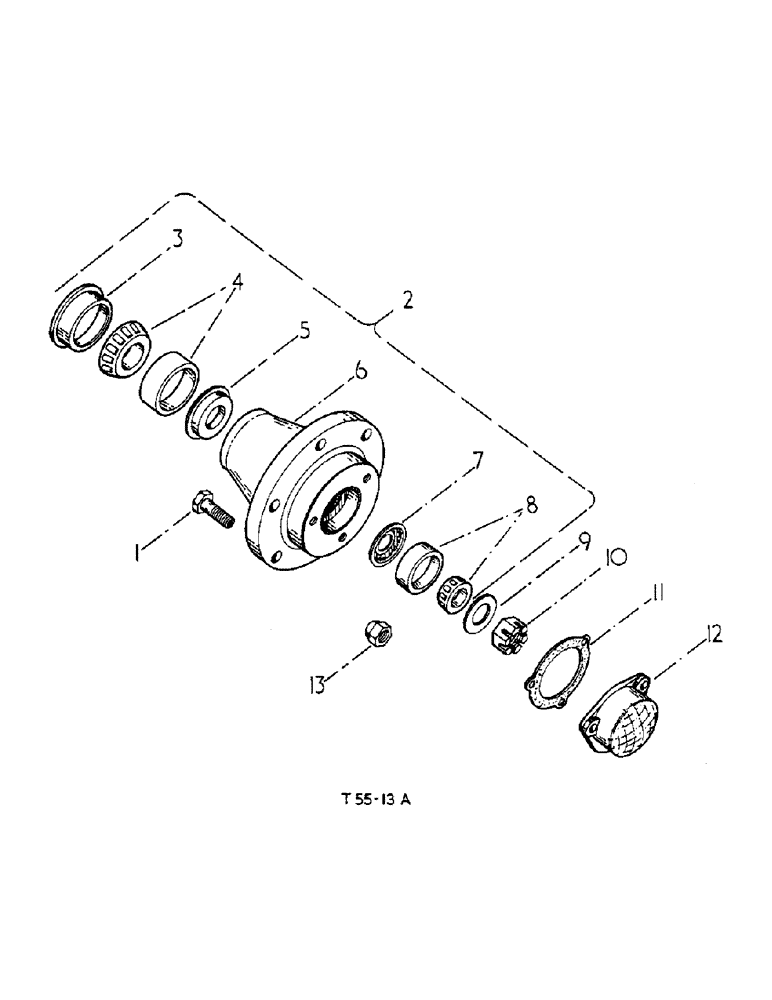 Схема запчастей Case IH 276 - (4-18) - FRONT WHEEL HUB (06) - POWER TRAIN
