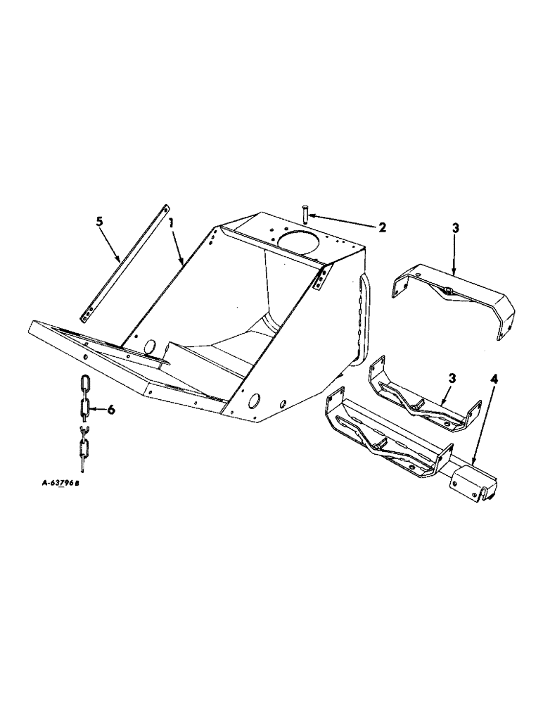 Схема запчастей Case IH 10 - (A-03) - LOWER FRAME AND PIVOT BRACKETS 