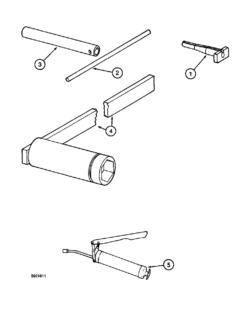 Схема запчастей Case IH 2055 - (9F-36) - TOOLS (12) - CHASSIS