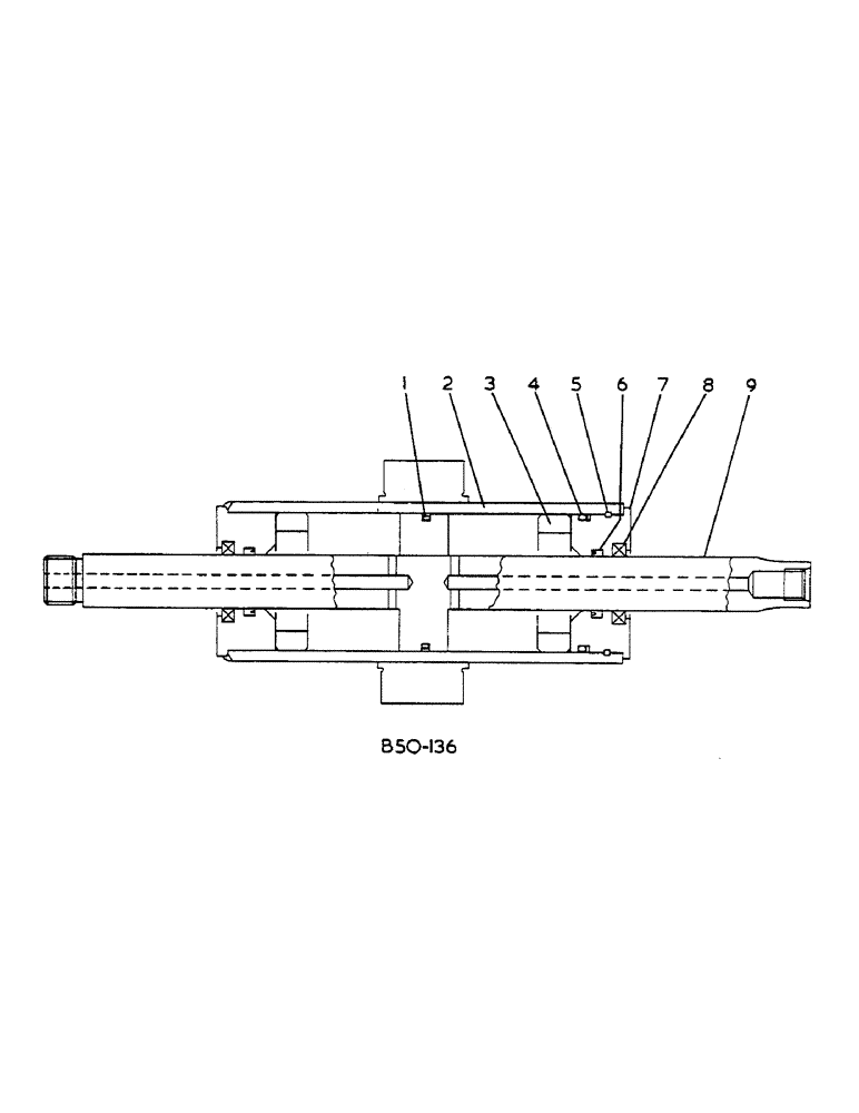 Схема запчастей Case IH 684 - (10-065) - STEERING CYLINDER, 4-WHEEL DRIVE, KIMCO (07) - HYDRAULICS