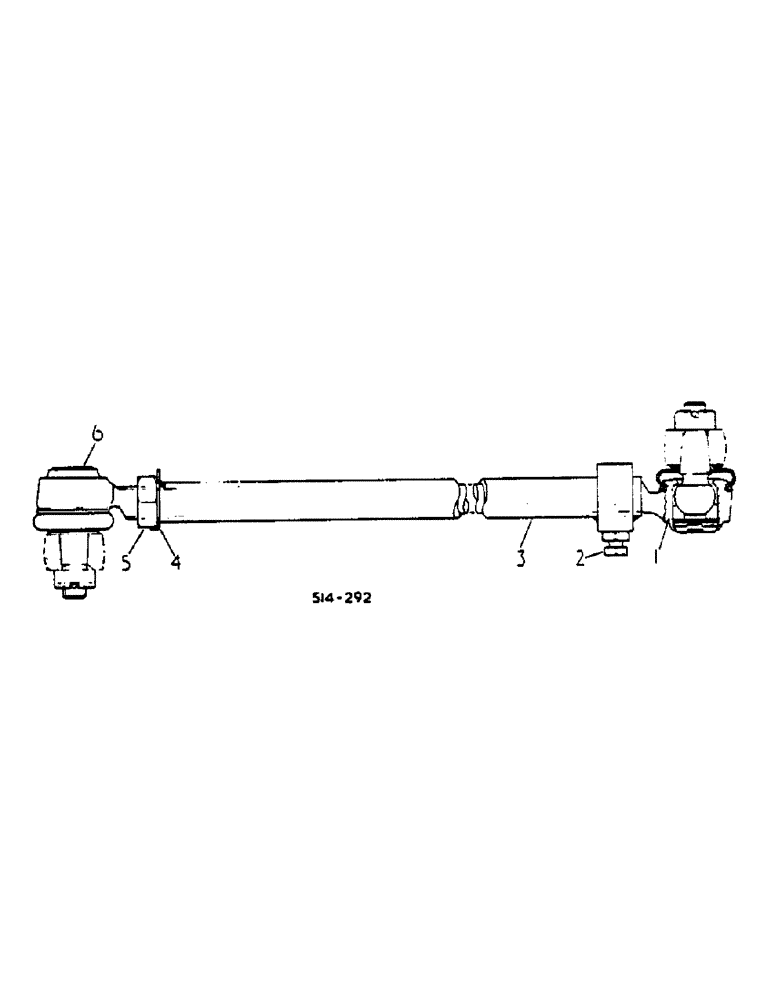 Схема запчастей Case IH 485 - (C03-3) - TIE ROD ASSEMBLY Suspension