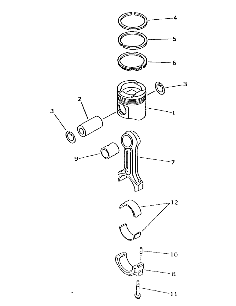 Схема запчастей Case IH 7000 - (C01-15) - ENGINE, PISTON & CONNECTING ROD Engine & Engine Attachments