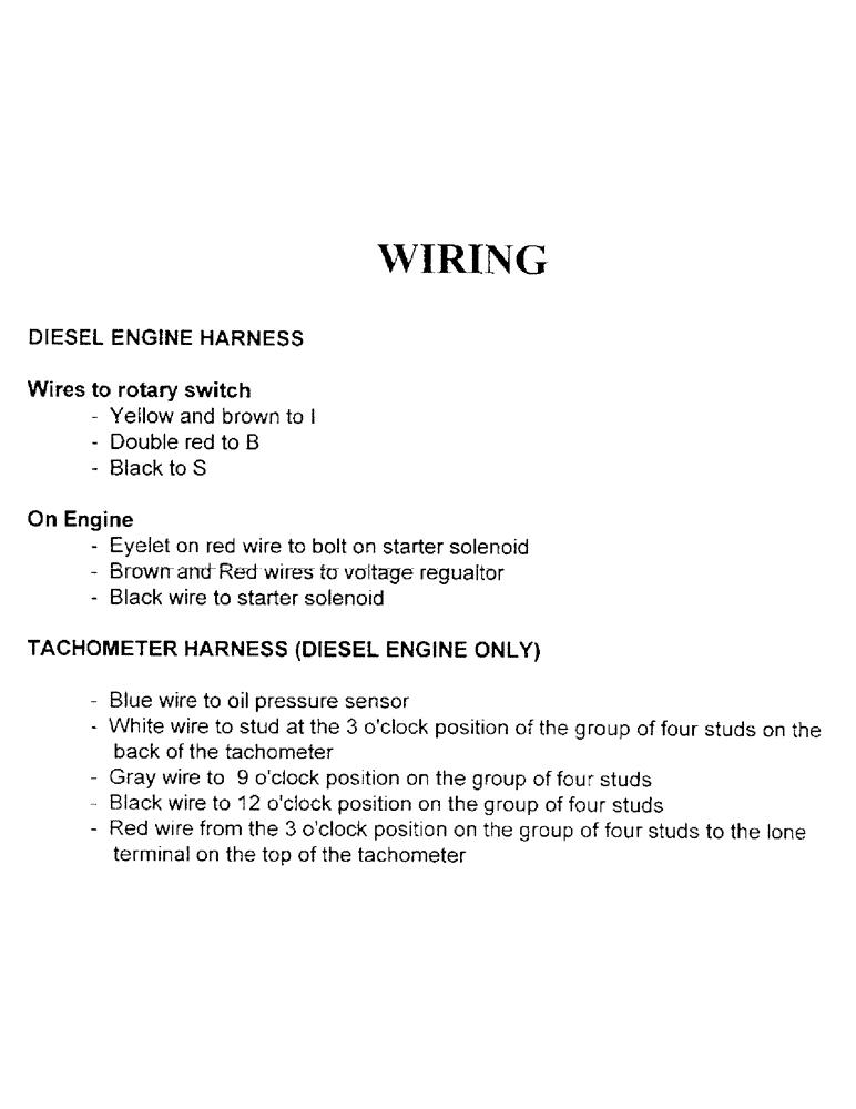 Схема запчастей Case IH 2000 - (C31) - WIRING 