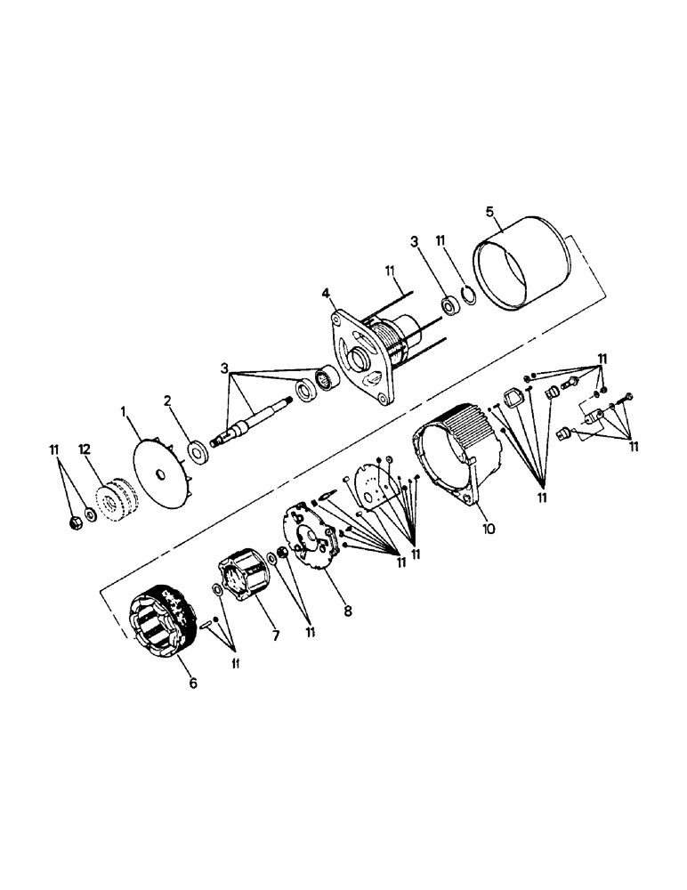 Схема запчастей Case IH PT225 - (02-16) - ALTERNATOR ASSEMBLY (06) - ELECTRICAL