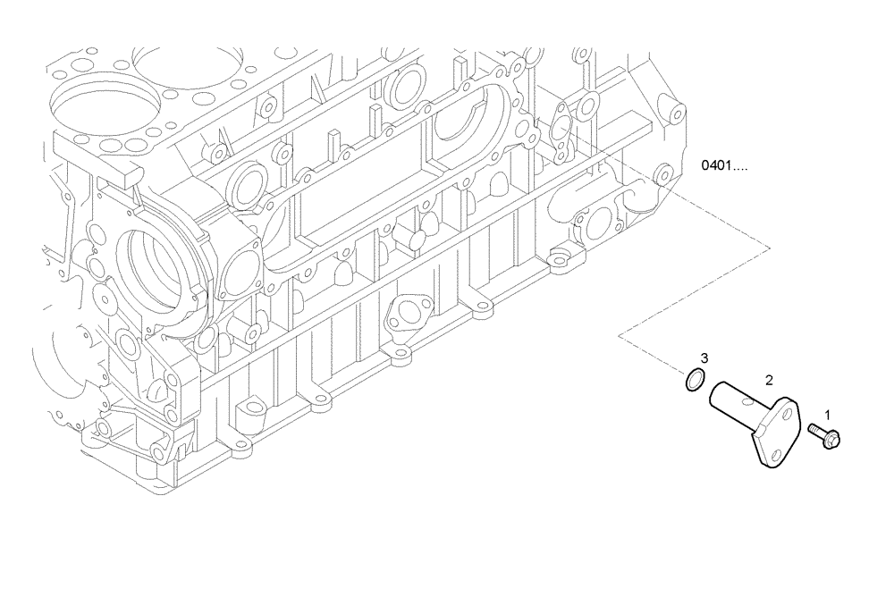 Схема запчастей Case IH F3AE0684K E904 - (3030.052) - OIL PRESSURE VALVE 