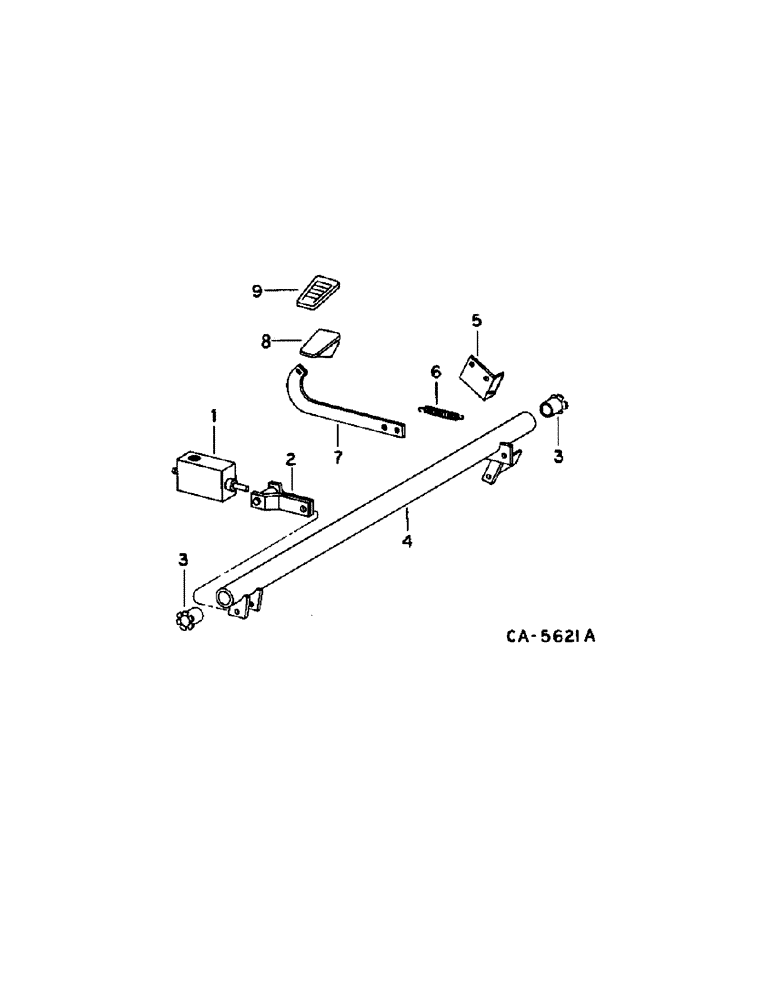 Схема запчастей Case IH 1470 - (10-52) - HYDRAULICS, FOOT-N-INCH AND CONTROLS (07) - HYDRAULICS