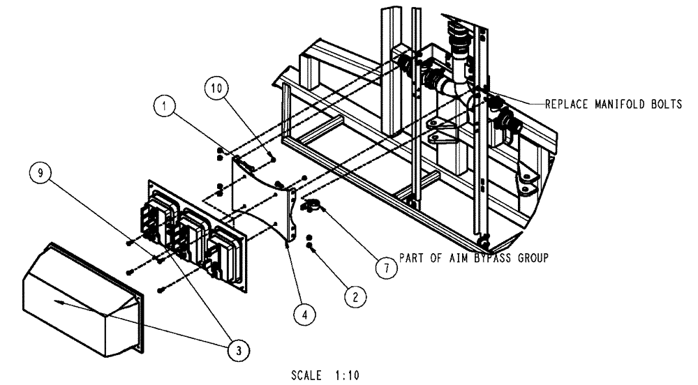 Схема запчастей Case IH SPX3320 - (12-032) - AIM COMMAND, ELECTRICAL GROUP, 5 SEC (06) - ELECTRICAL
