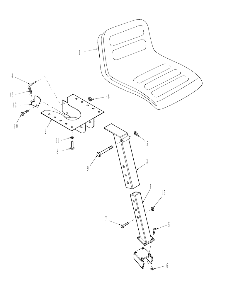 Схема запчастей Case IH 716392006 - (58) - SEAT 