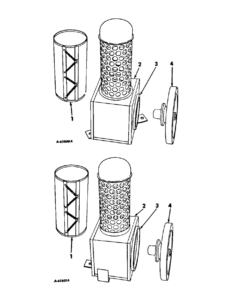 Схема запчастей Case IH 10 - (A-10) - ENGINE ATTACHMENT, 3 H.P., 1960 AND 1961 