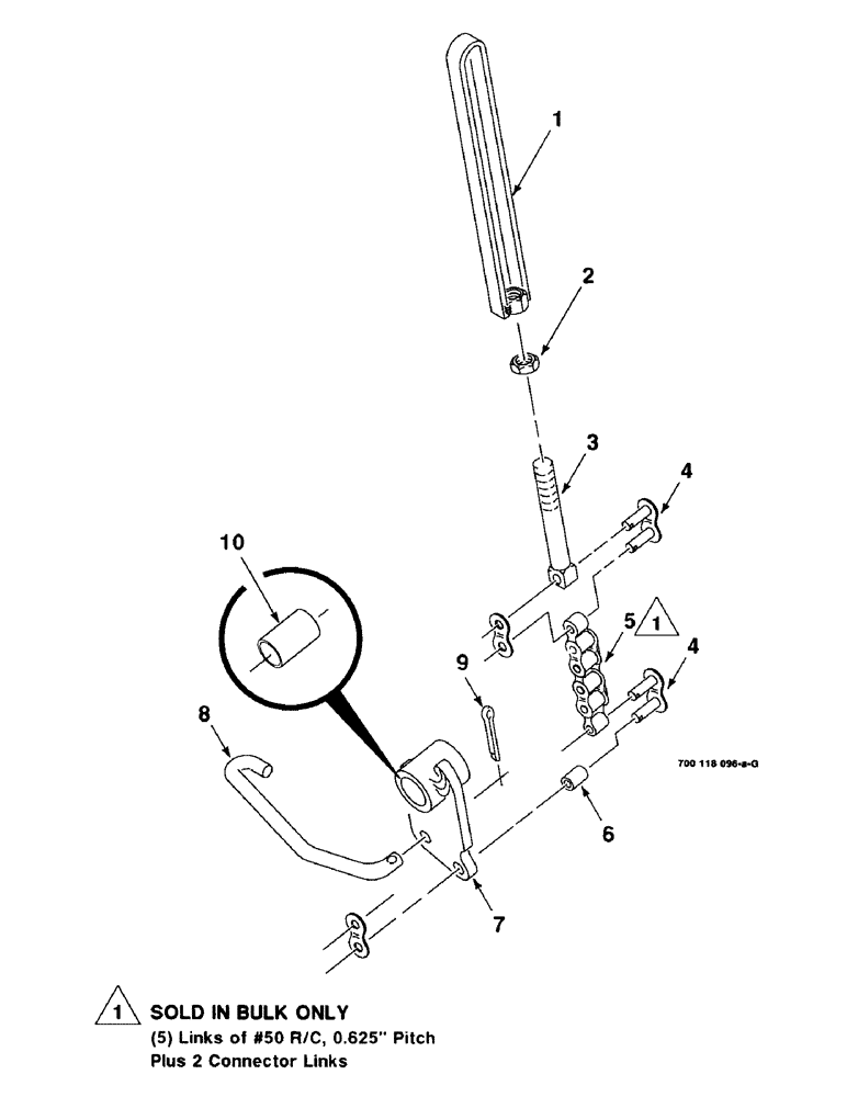 Схема запчастей Case IH 8340 - (5-06) - HAY CONDITIONER CAM TENSIONER ASSEMBLY, LEFT & RIGHT (58) - ATTACHMENTS/HEADERS