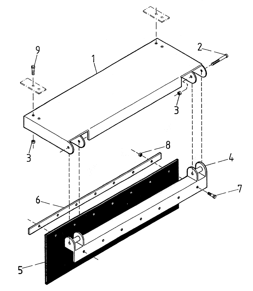 Схема запчастей Case IH 7000 - (A01-20) - STONE GUARDS - LEG BASECUTTER Mainframe & Functioning Components