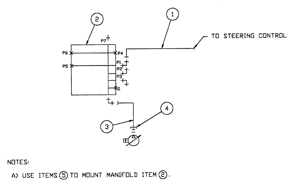 Схема запчастей Case IH SPX4410 - (06-018) - MANIFOLD GROUP Hydraulic Plumbing