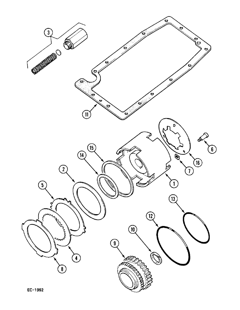 Схема запчастей Case IH 248 - (6-450) - TORQUE AMPLIFIER, HEAVY DUTY UPDATE PACKAGE (06) - POWER TRAIN
