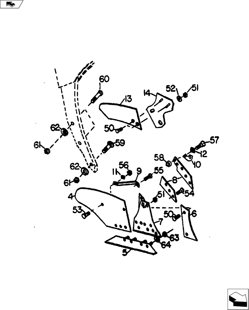 Схема запчастей Case IH 30 SERIES - (75.200.01) - PLOW BOTTOMS (75) - SOIL PREPARATION