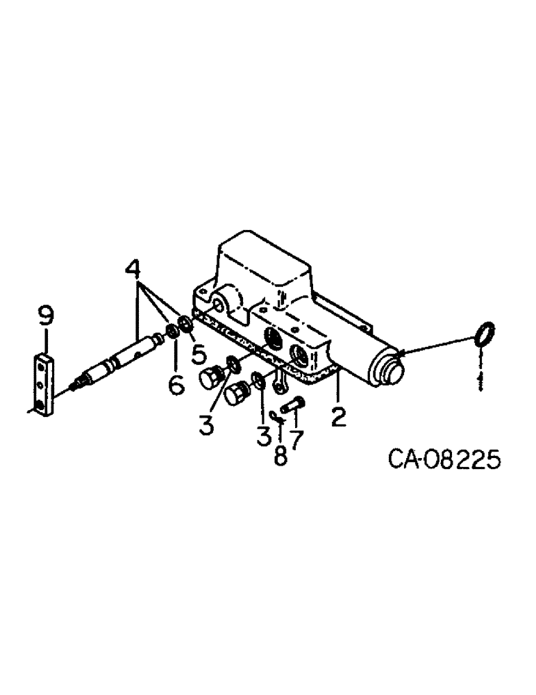 Схема запчастей Case IH 1470 - (10-37) - HYDRAULICS, CONTROL VALVE ASSEMBLY, EATON HYDRAULIC PUMP (07) - HYDRAULICS