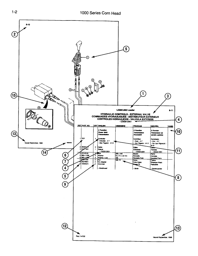 Схема запчастей Case IH 1084 - (01-02) - HOW TO USE YOUR PARTS CATALOG (00) - PICTORIAL INDEX