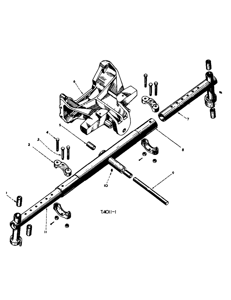 Схема запчастей Case IH 276 - (4-15) - FRONT AXLE (06) - POWER TRAIN