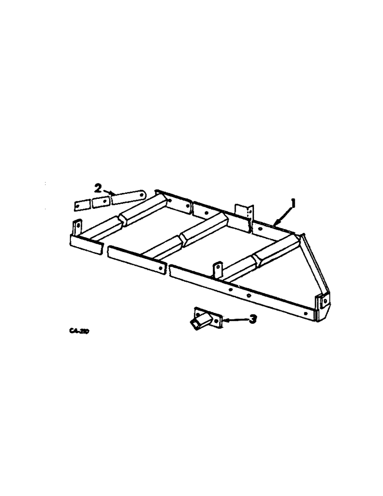 Схема запчастей Case IH 380 - (AA-4) - EXTENSION WING 