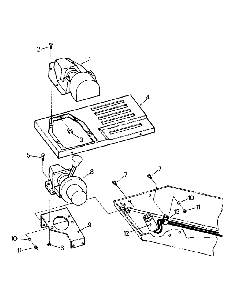 Схема запчастей Case IH KP-525 - (01-27) - TRANSMISSION CONTROLS (10) - CAB